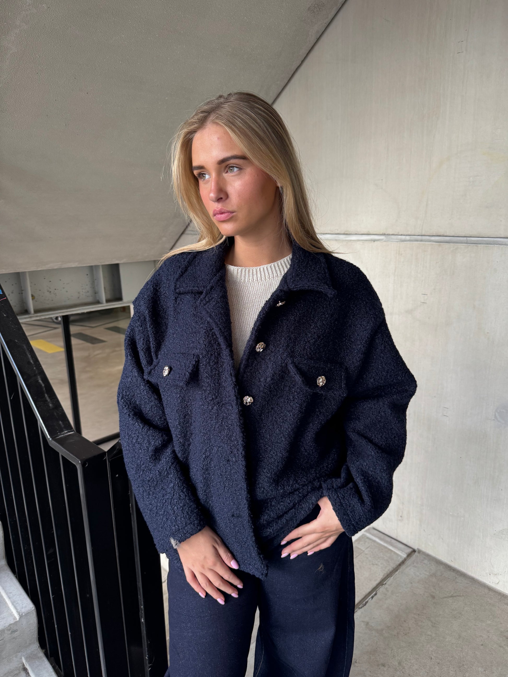Jas/vest Donkerblauw