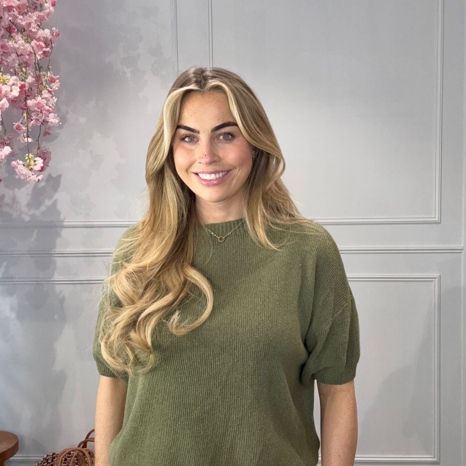 Mandy Jane Top Army Groen