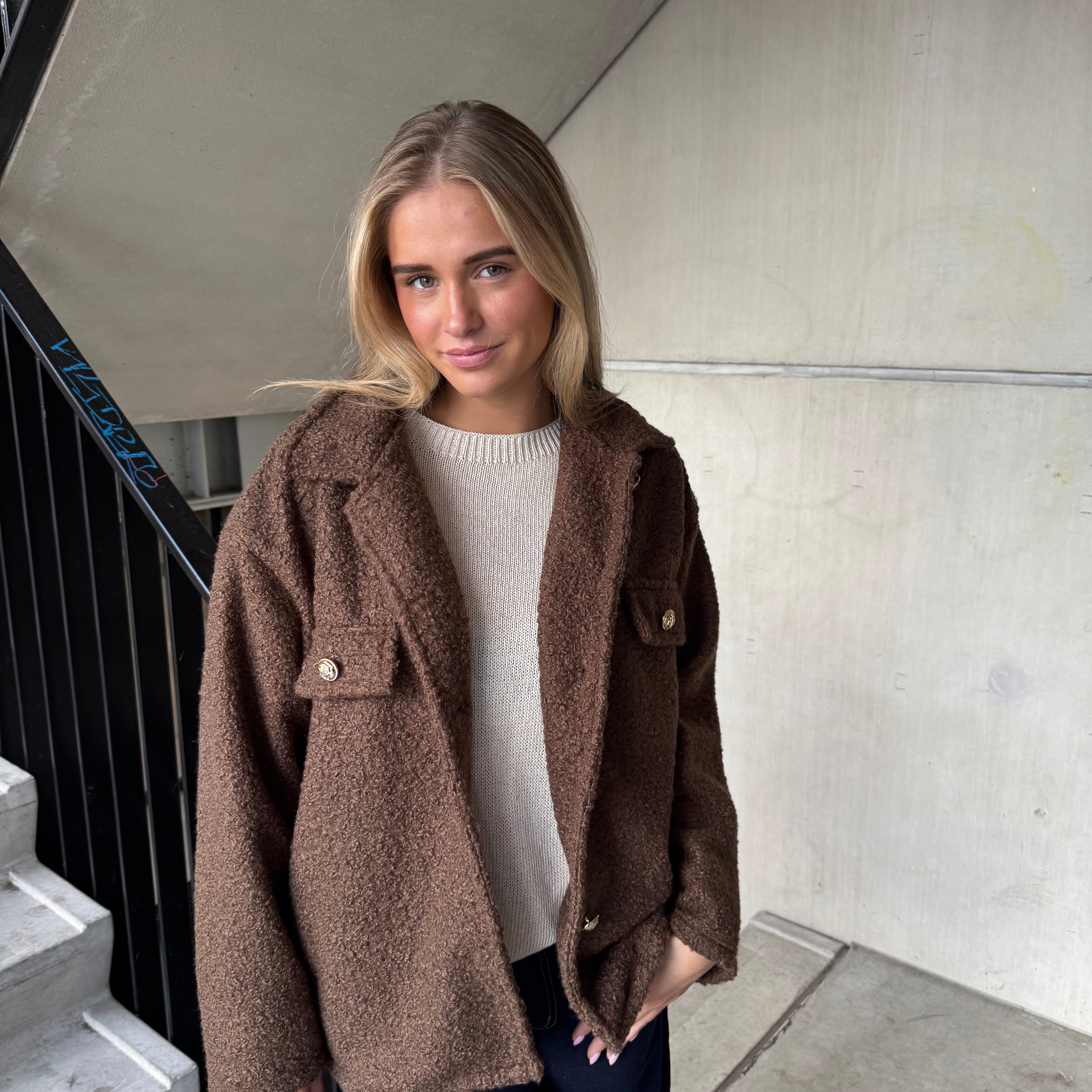 Jas / Vest Soft Bruin