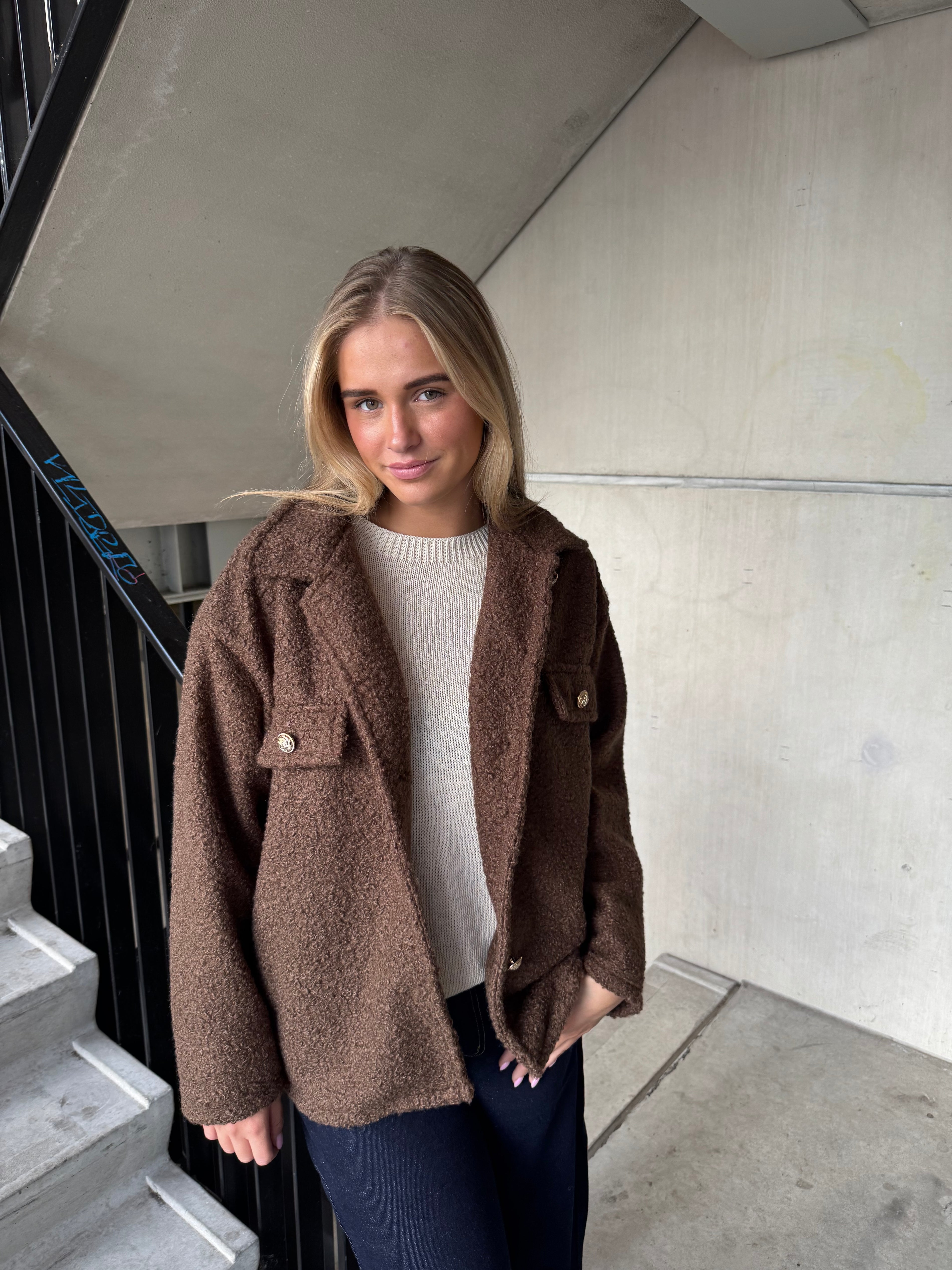 Jas / Vest Soft Bruin