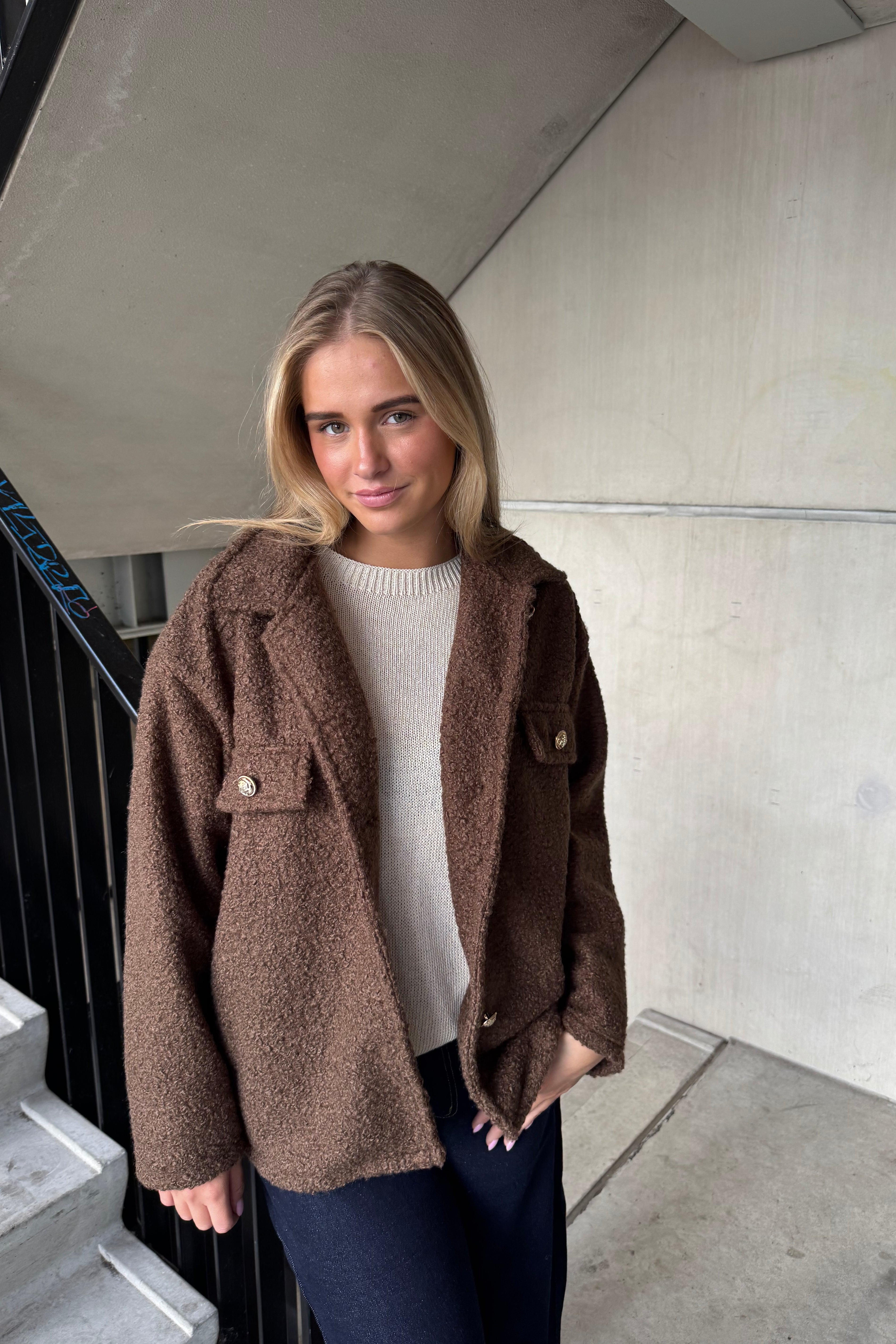 Jas / Vest Soft Bruin