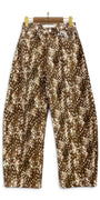 Jeans Queen Hearts Bruin Beige w5009