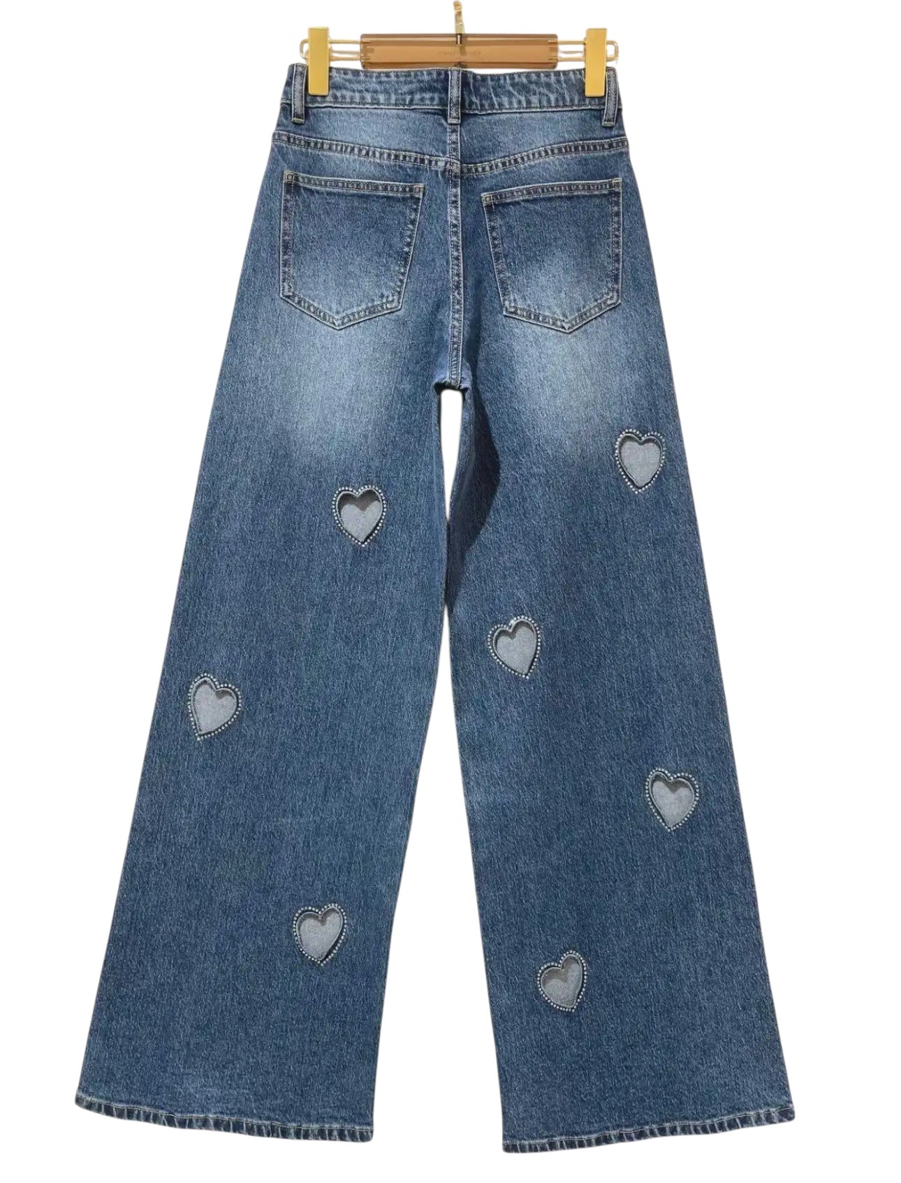 Queen Hearts Jeans Bleu Hearts