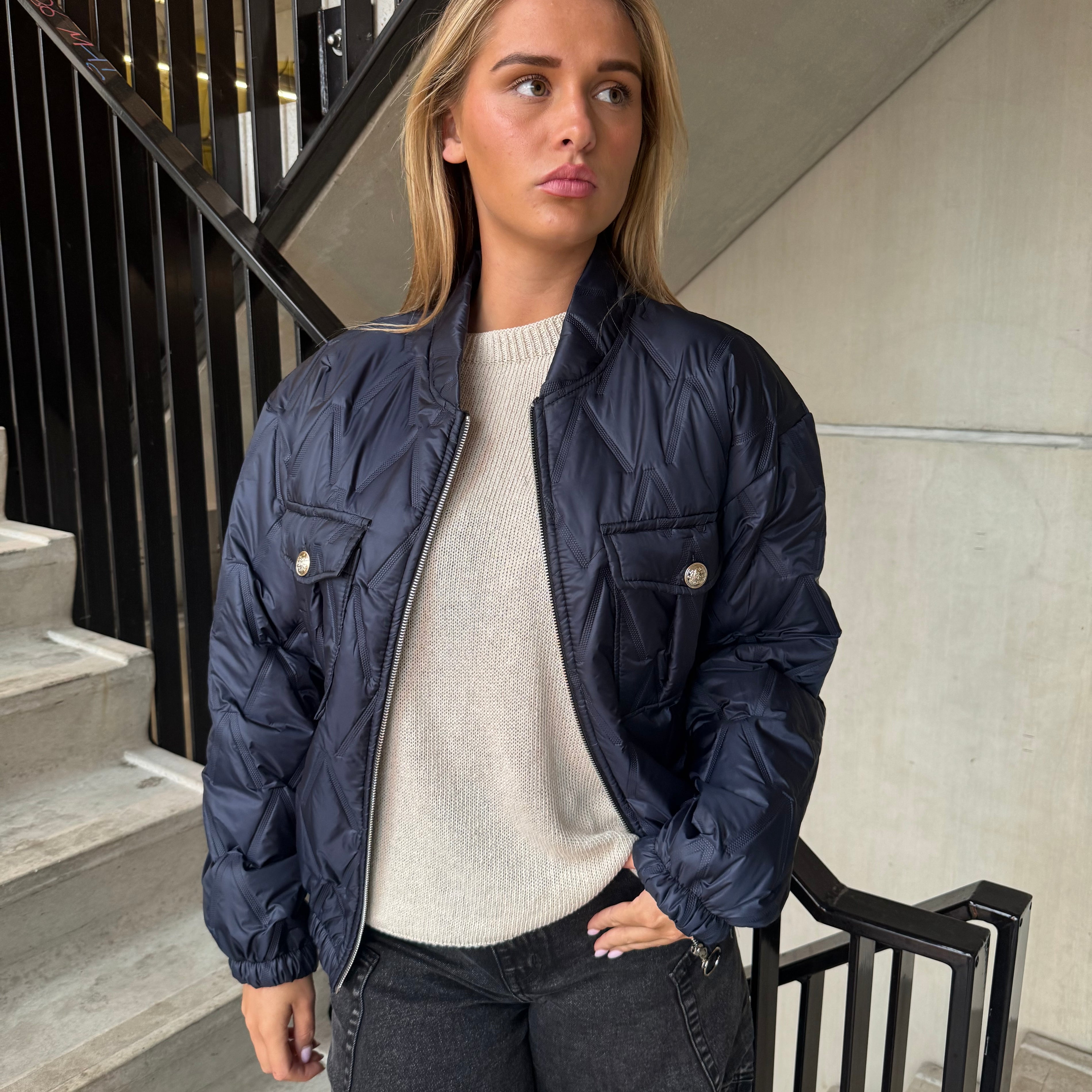 Bomber Jasje Lexi Donker Blauw