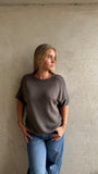 Trui Knitted Basic Taupe