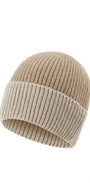 Beanie Duo Tone Beige- Zand