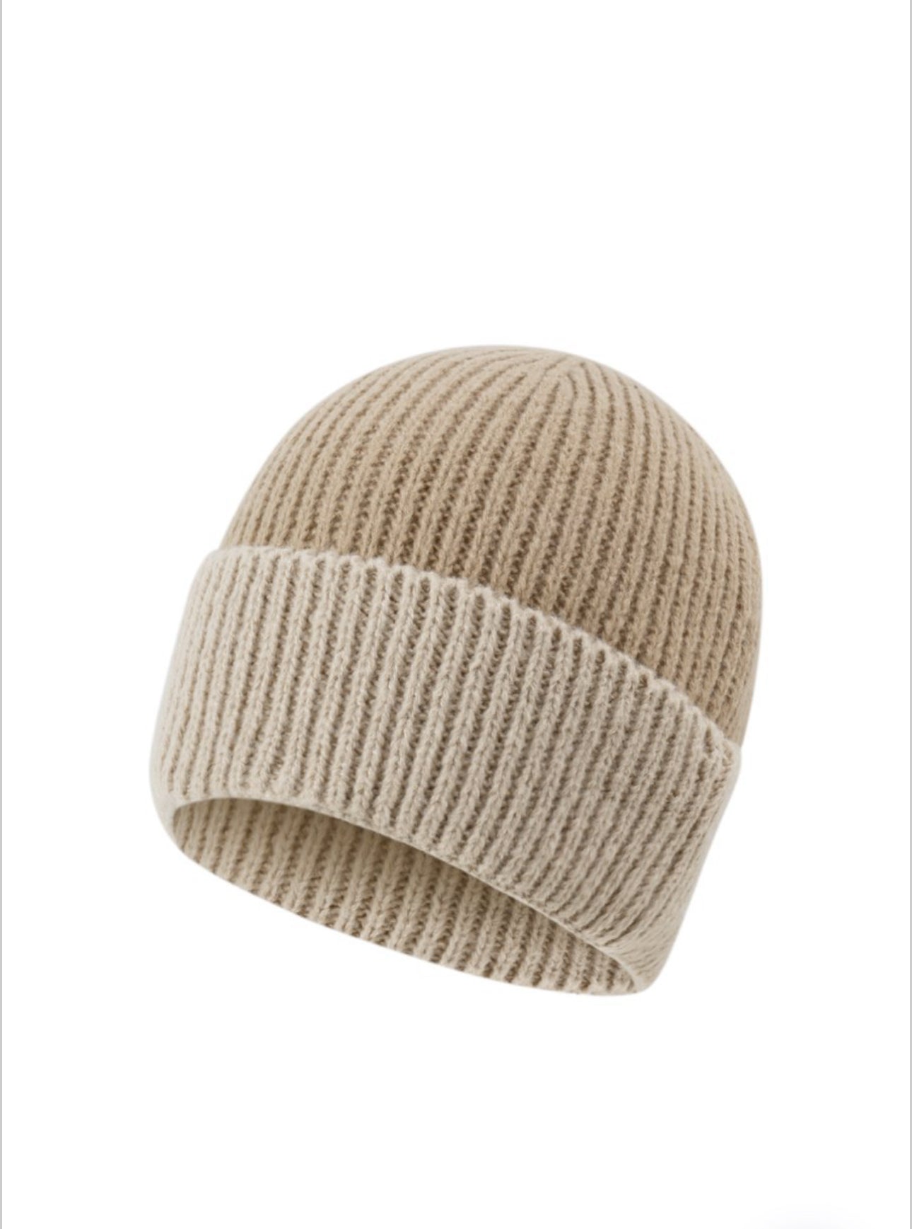Beanie Duo Tone Beige- Zand