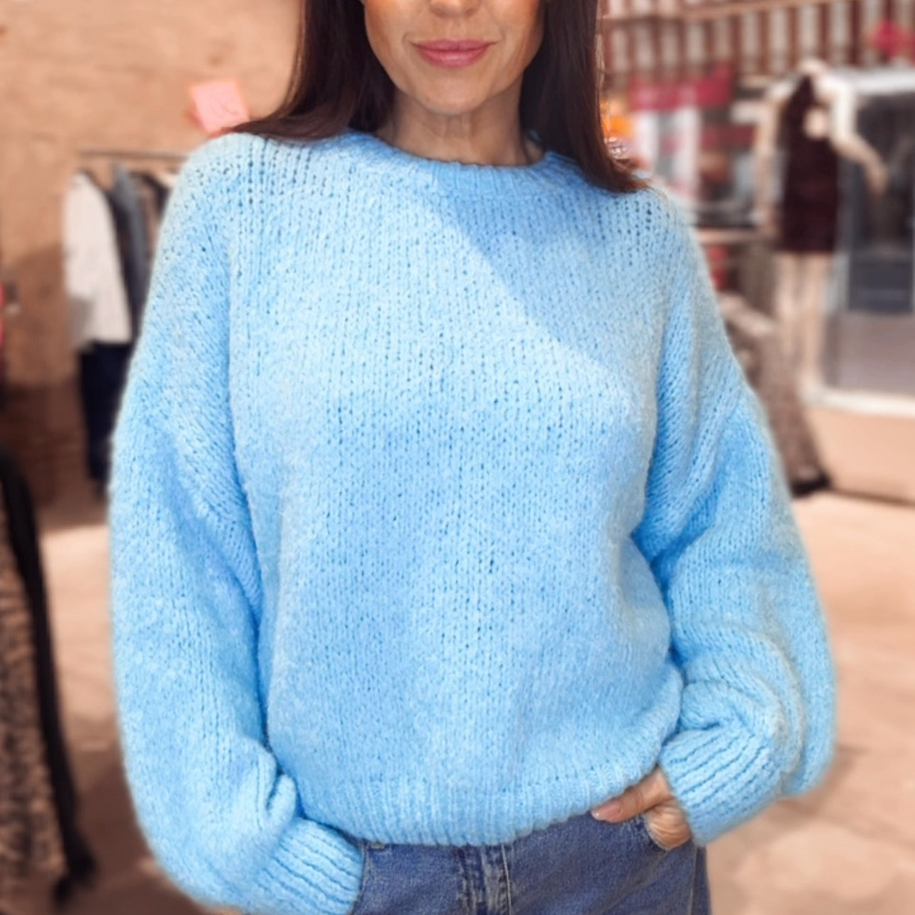 Trui Mandy Jane Bleu