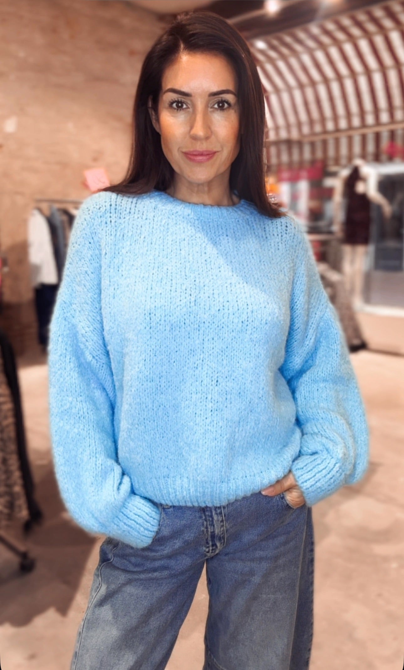 Trui Mandy Jane Bleu