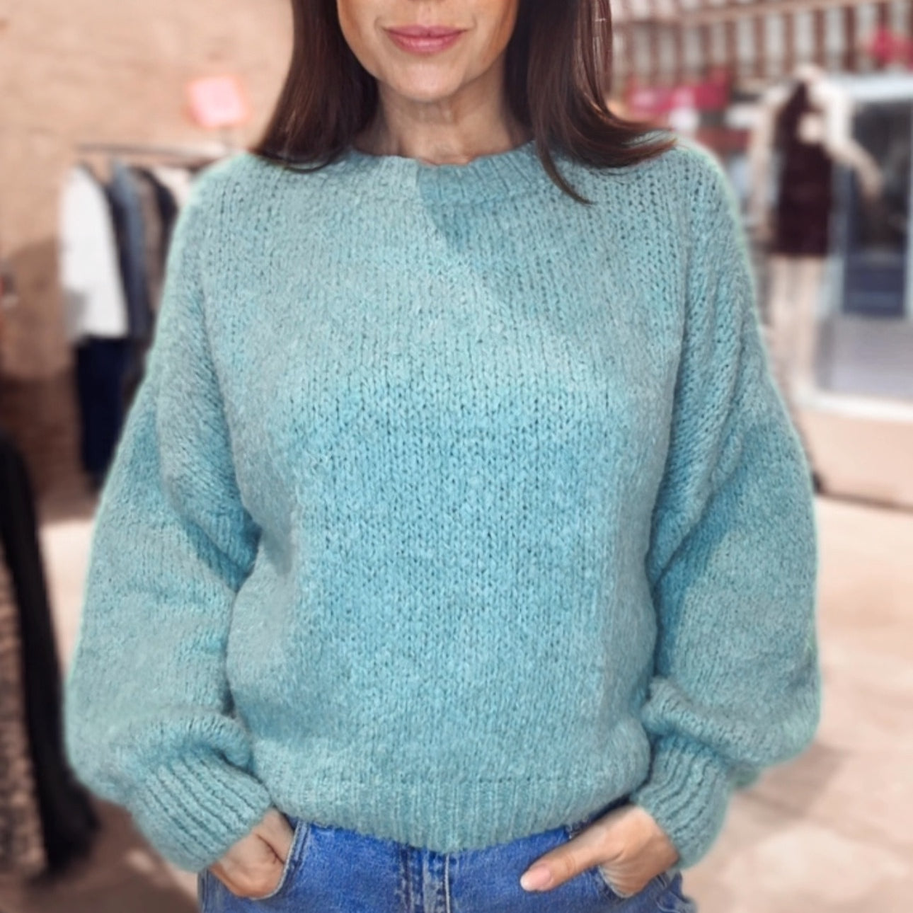 Trui Mandy Jane Light Petrol