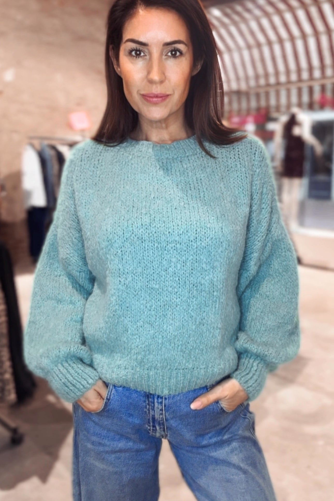 Trui Mandy Jane Light Petrol