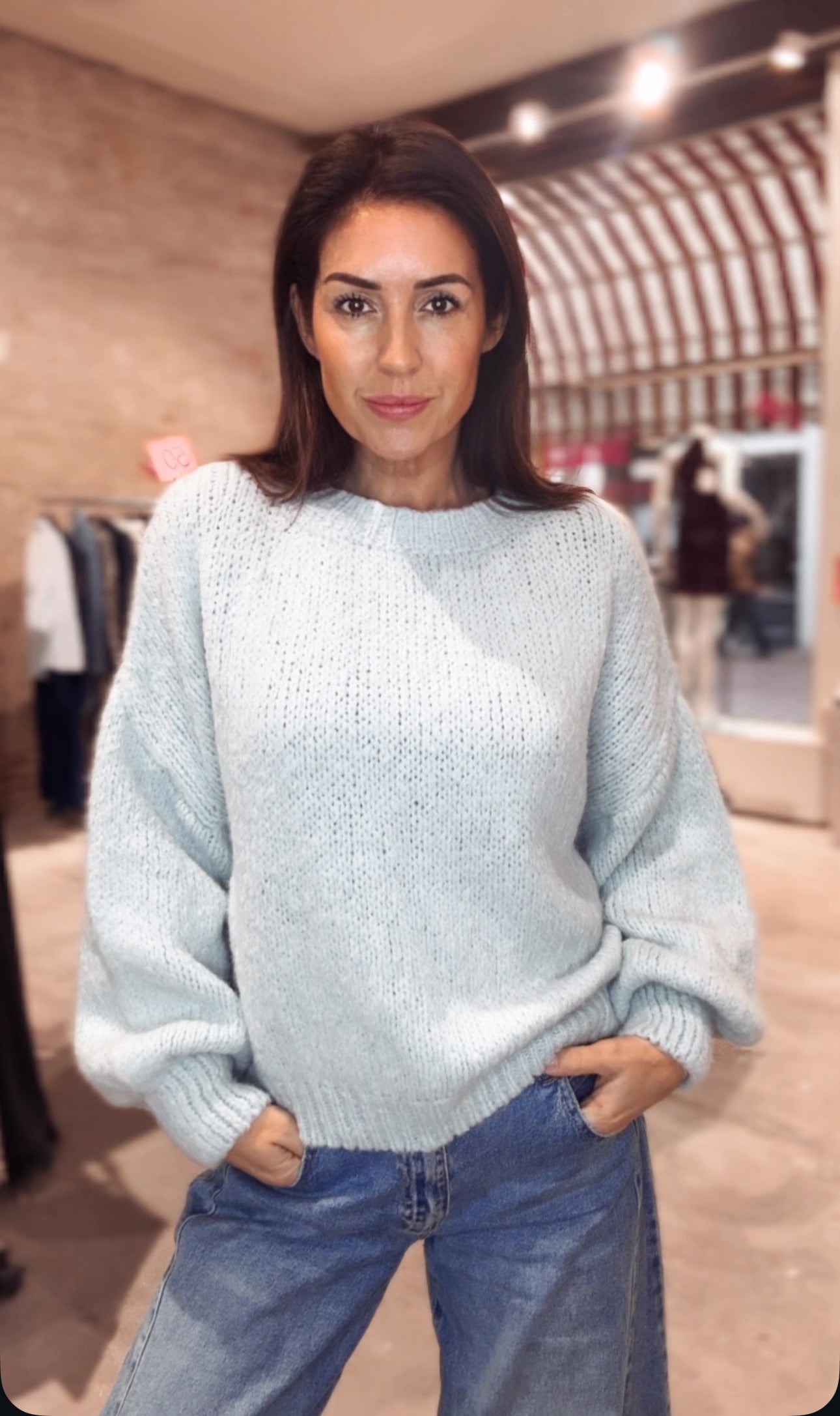 Trui Mandy Jane Sky Grey