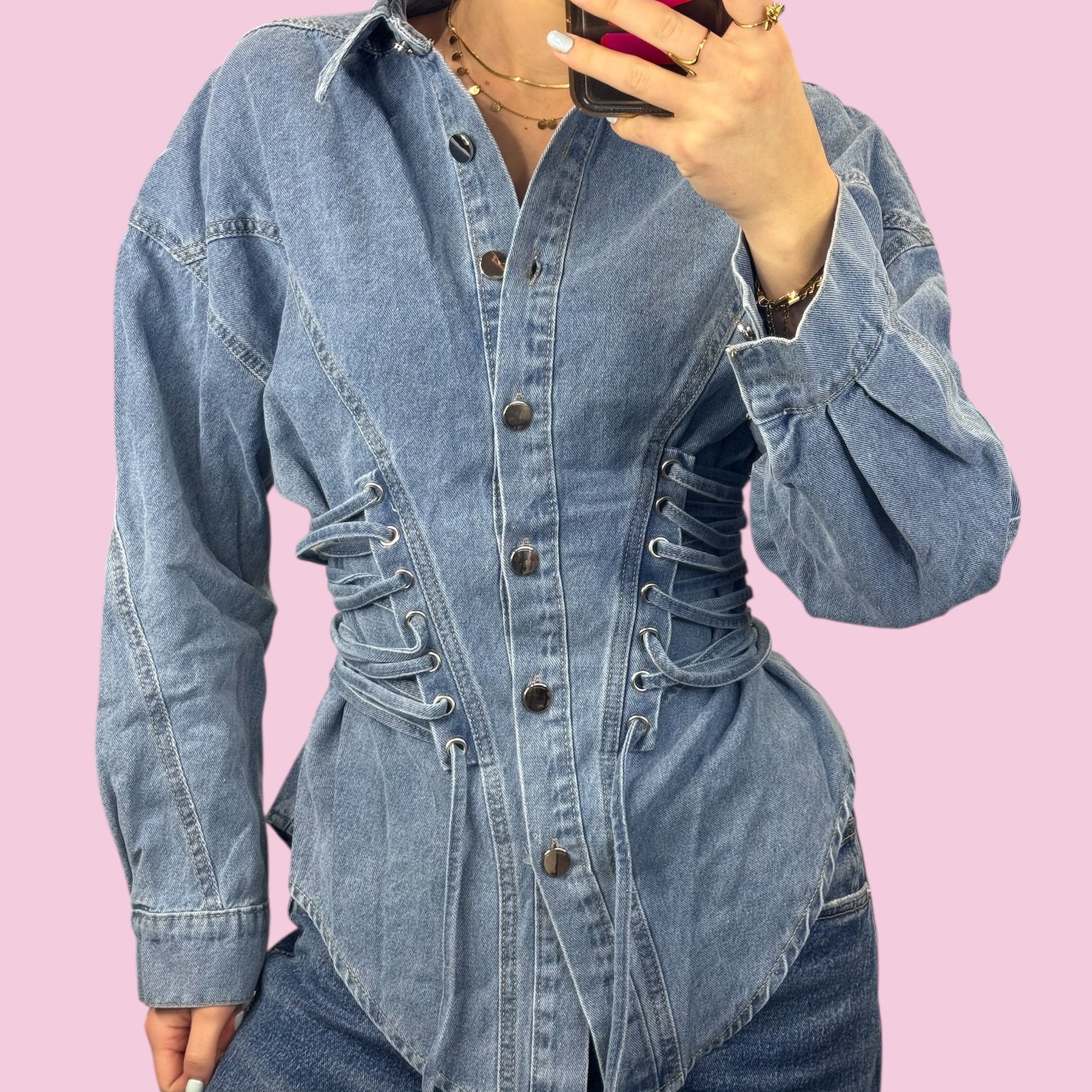 Blouse Jeans Bleu Roben