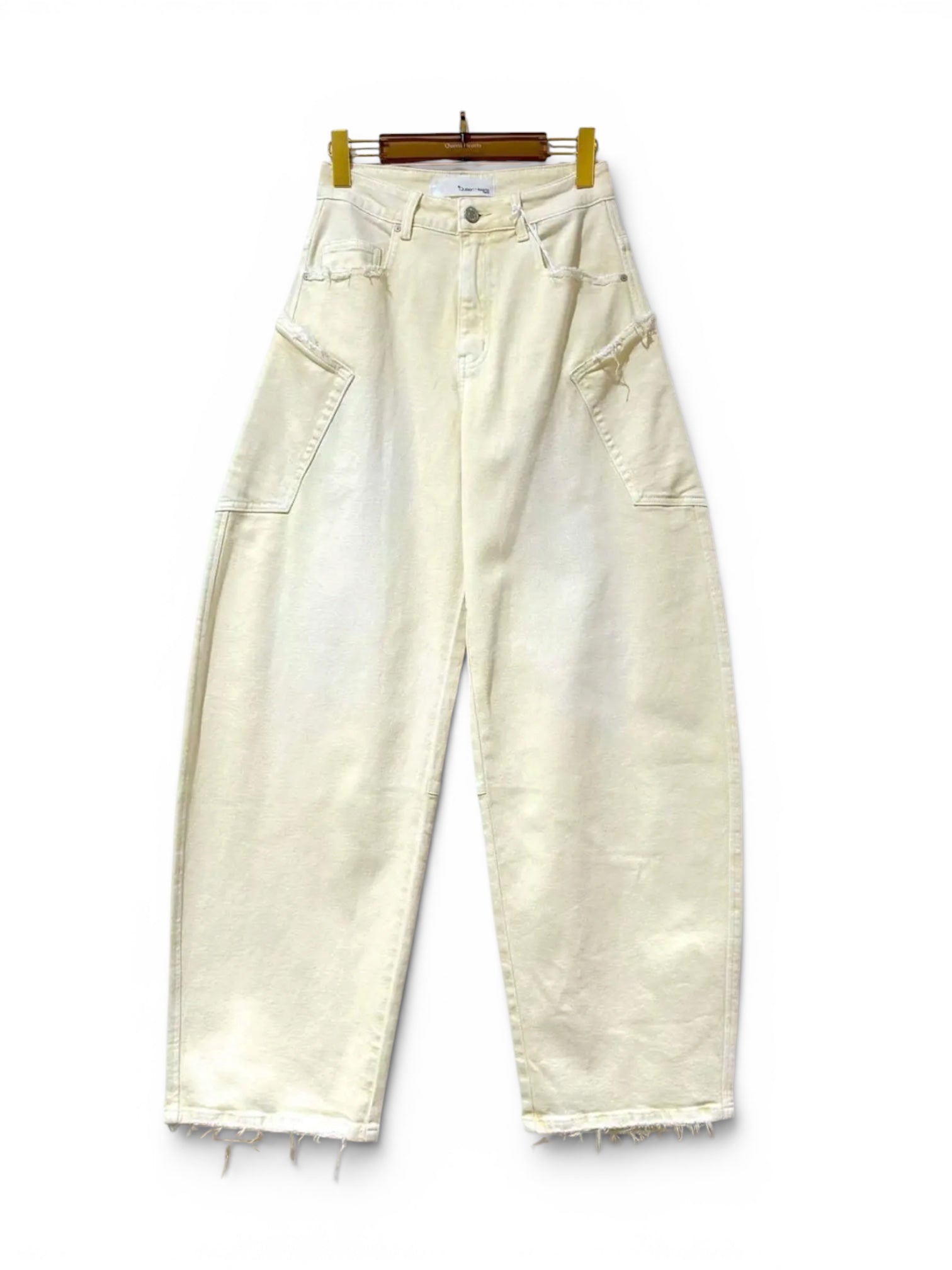 Queen Hearts Jeans Yellow