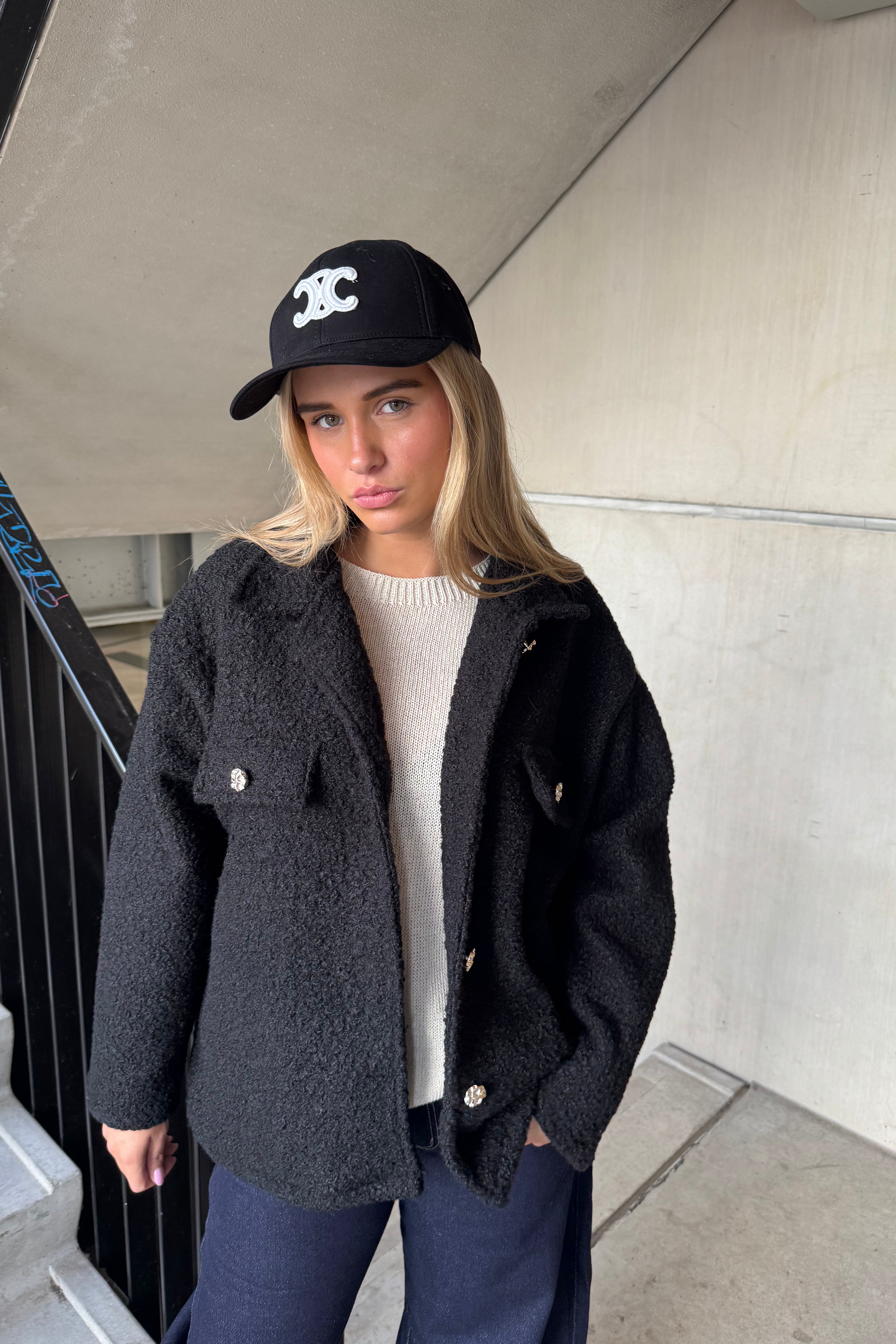 Jas / Vest Soft Zwart