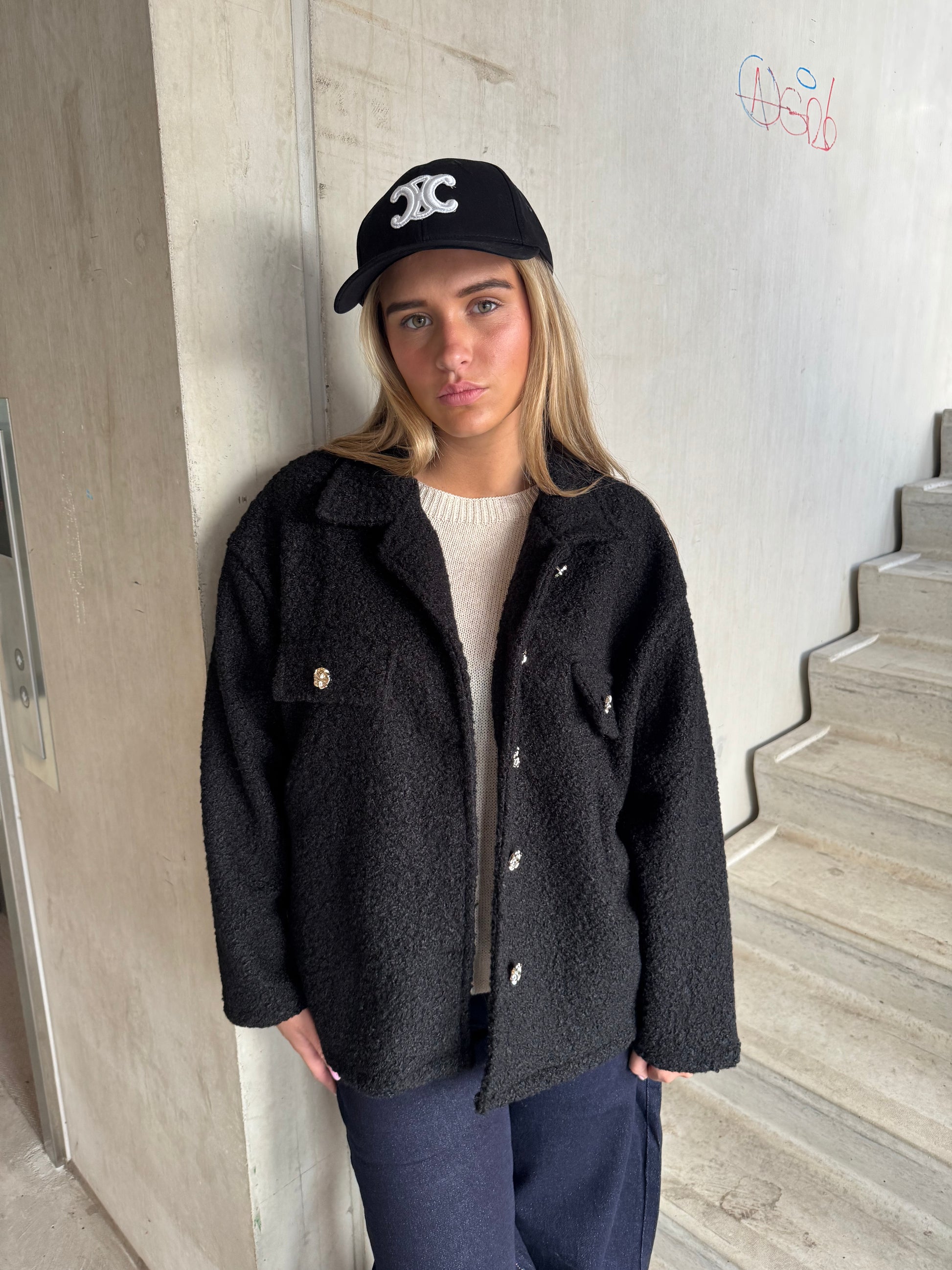 Jas / Vest Soft Zwart
