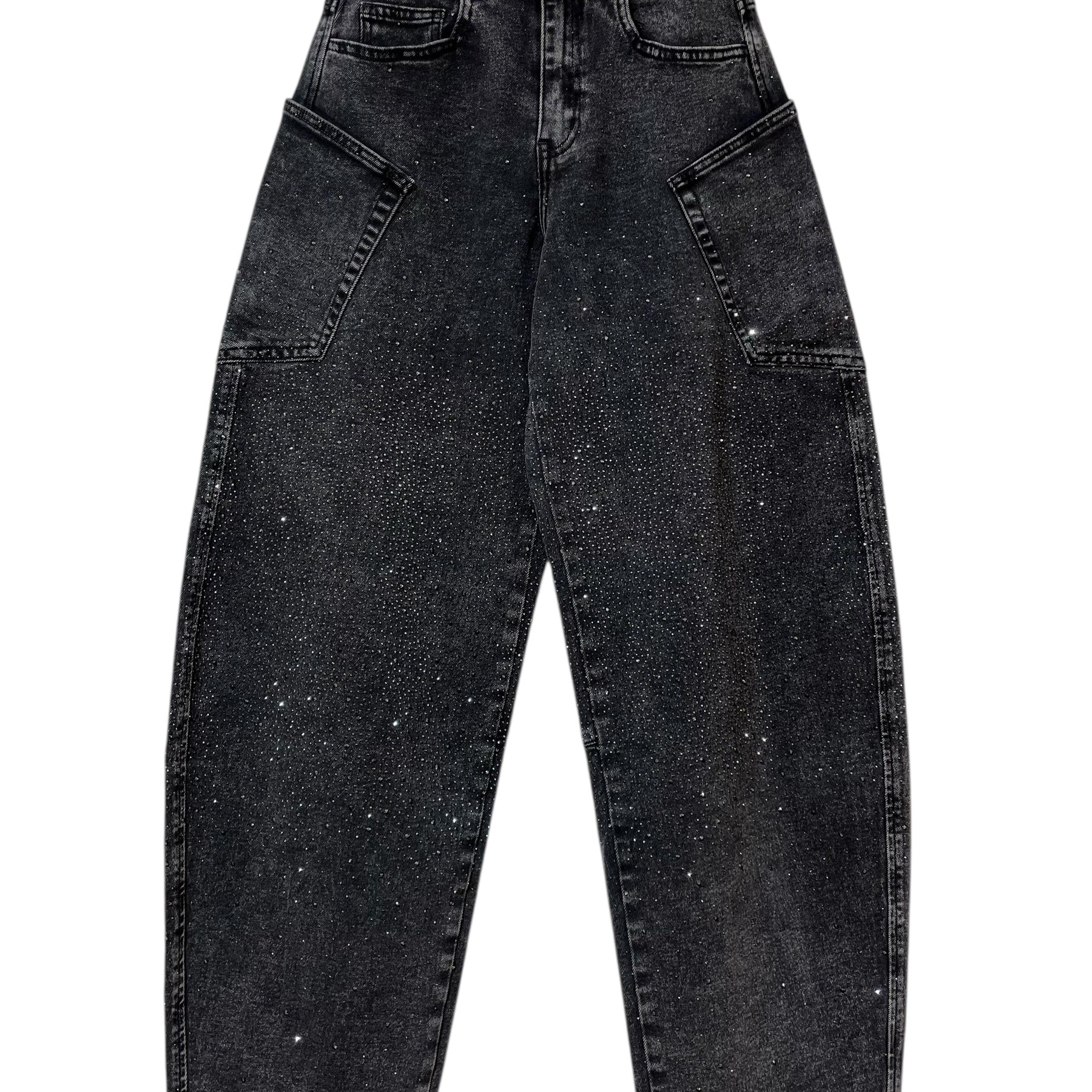 Queen hearts jeans stone grey