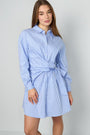 Knotted Blouse Dress
