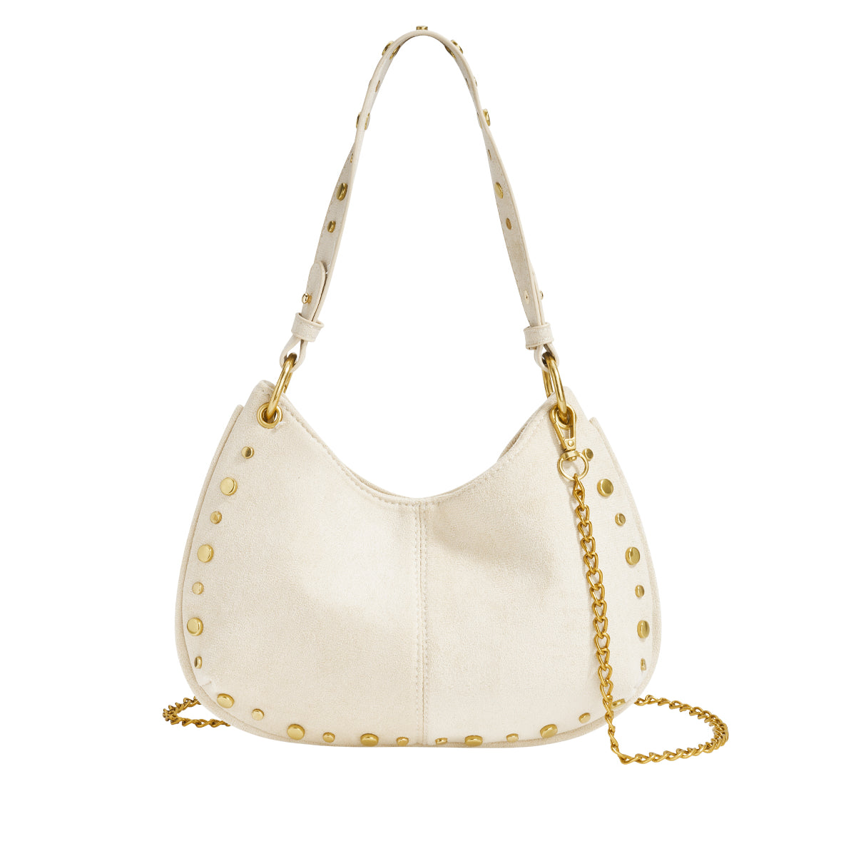 Shoulder Bags Rivet Casual Suede Daily Accessories