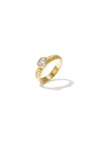 Ring with heart-shaped stone
