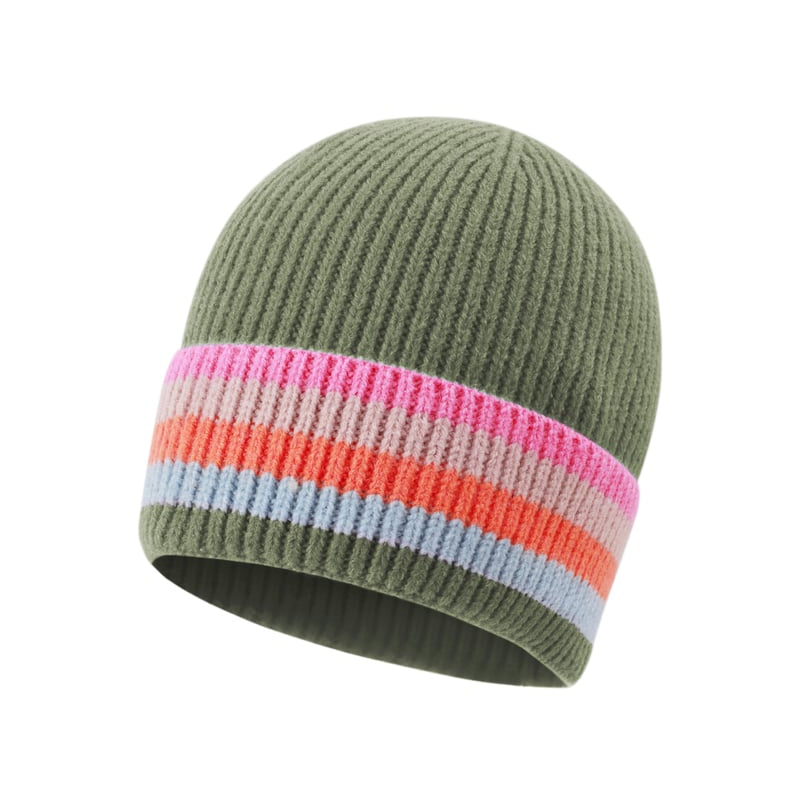 Multi color striped hat