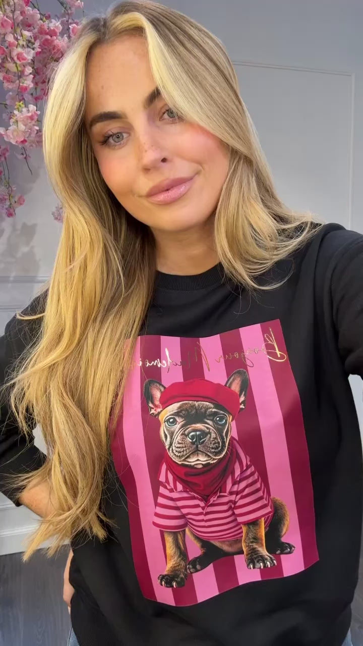 Trui Bulldog Zwart